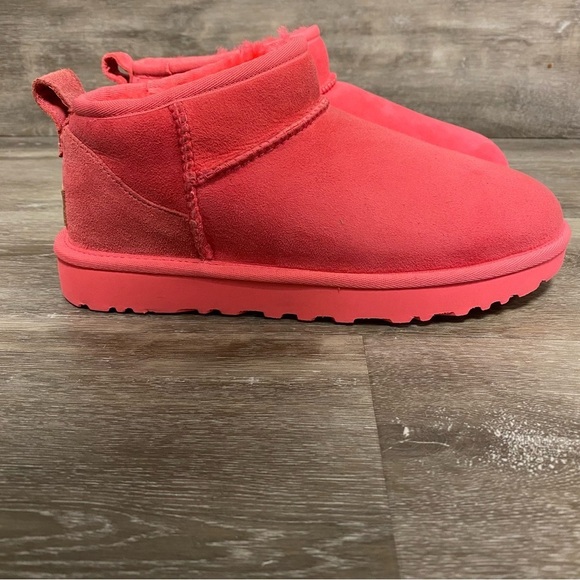 UGG | Classic Ultra Mini Boot In Pink Glow Size 7 NEW - Picture 5 of 11
